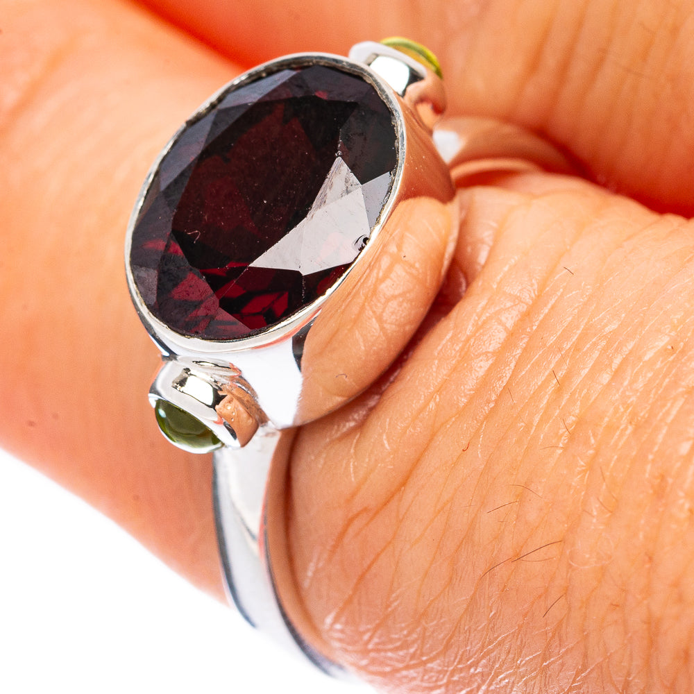 Premium Garnet 925 Sterling Silver Ring Size 7 Ana Co R3466