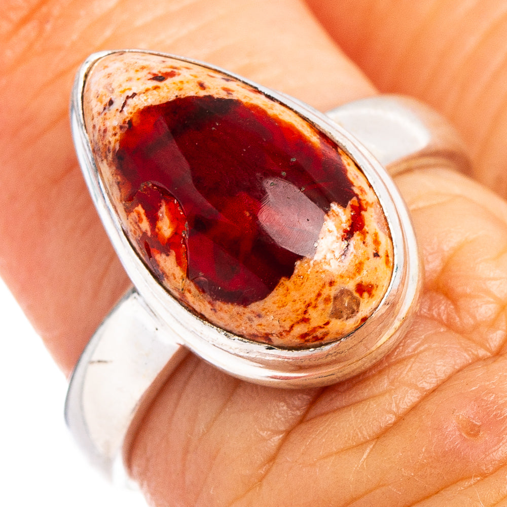 Rare Mexican Fire Opal Ring Size 6 (.925 Sterling Silver)
