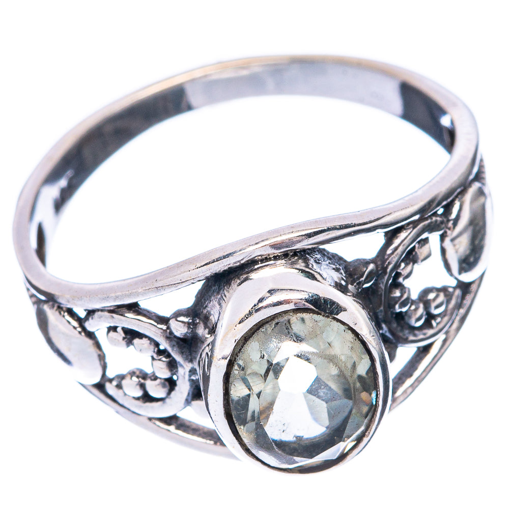 White Quartz Dainty Ring Size 7.5 (925 Sterling Silver) R5861