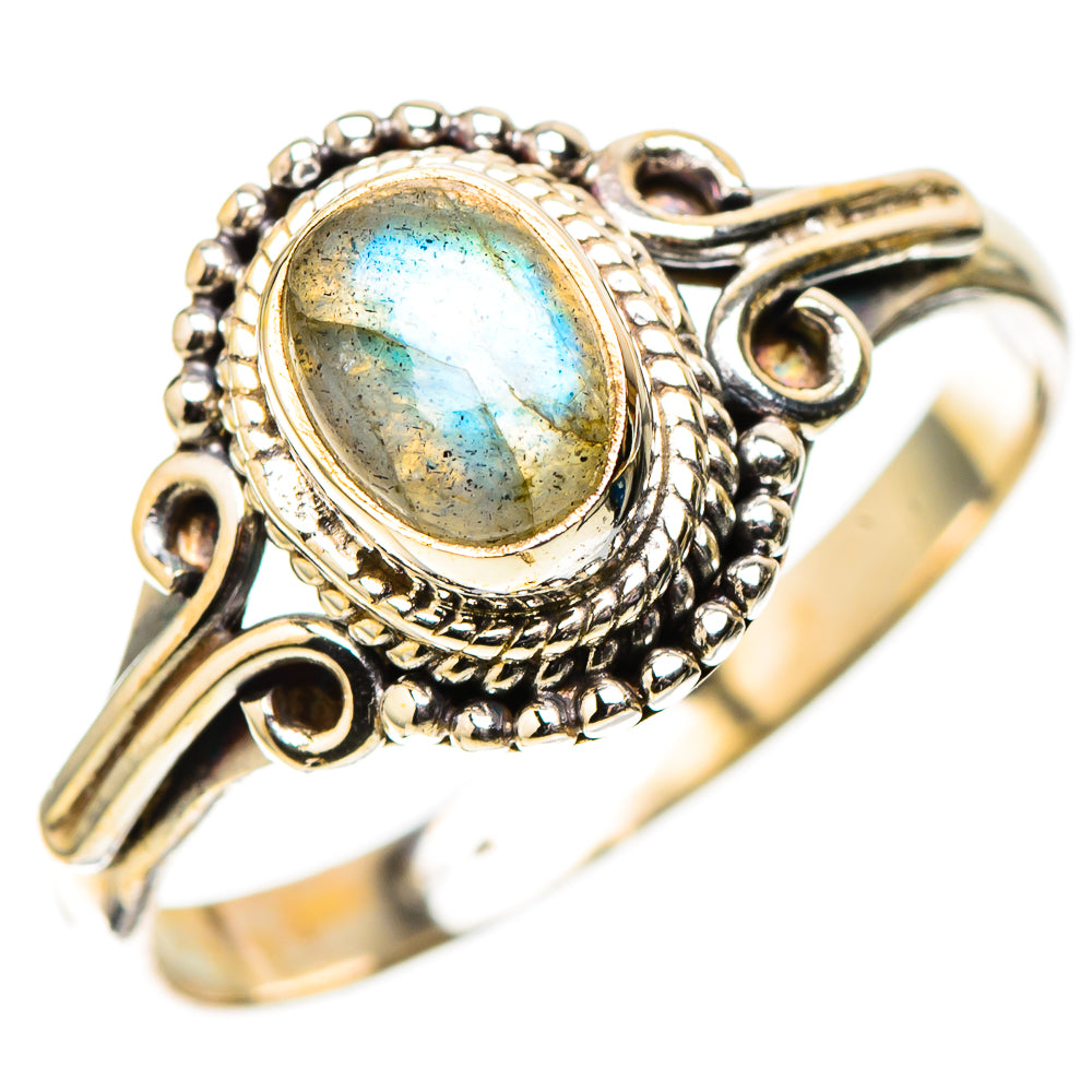 Labradorite Dainty Ring Size 7 (925 Sterling Silver) RING138196
