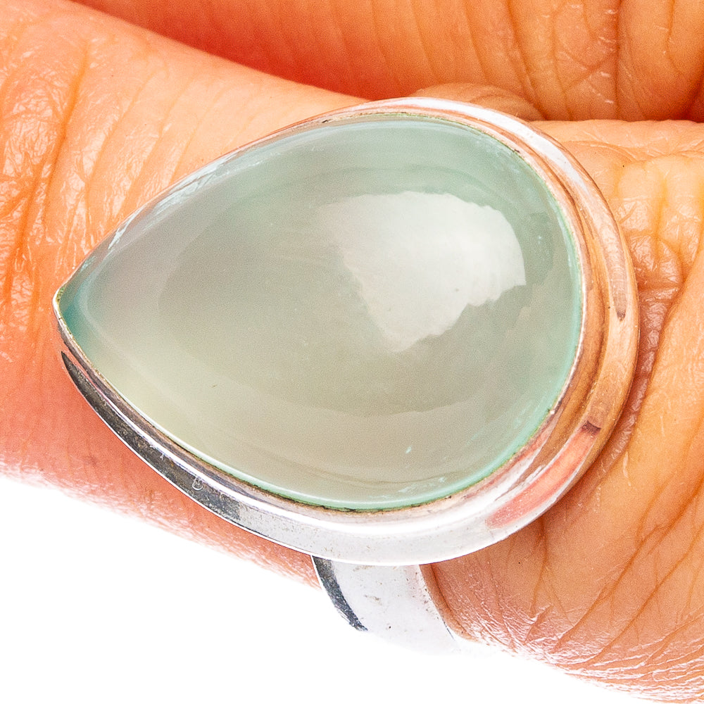 Aquamarine 925 Sterling Silver Ring Size 6 (925 Sterling Silver) R6113