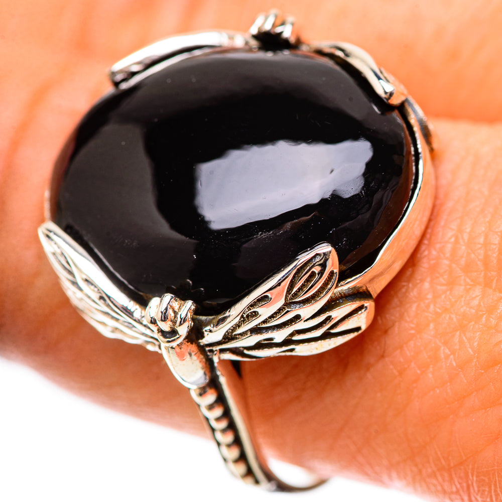 Black Onyx Ring Size 9.75 (925 Sterling Silver) RING139138