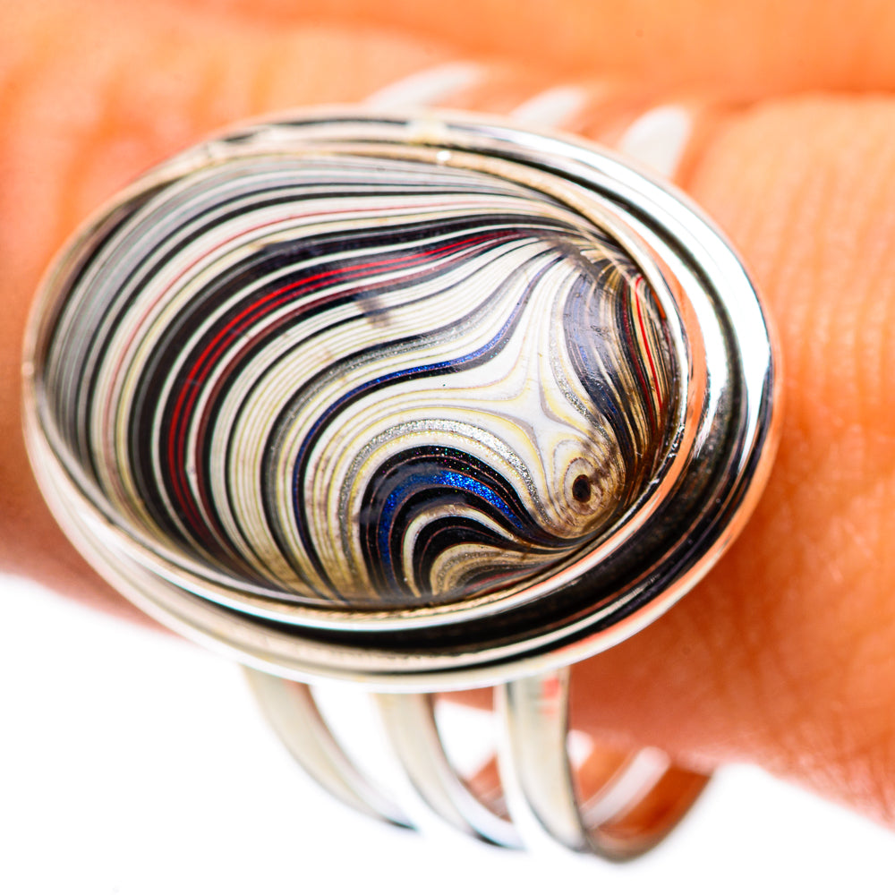 Fordite Ring Size 11.5 (925 Sterling Silver) RING138419