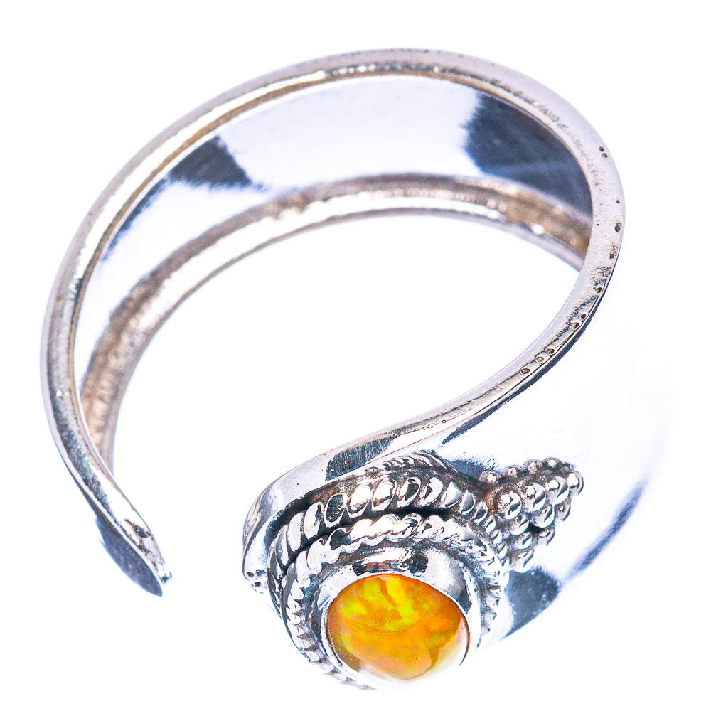 Rare  Ethiopian Opal Ring Size 6.5 (925 Sterling Silver) R3743