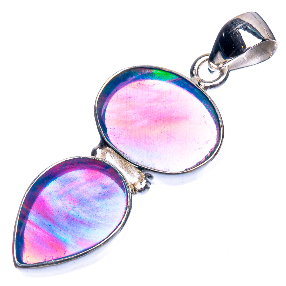 Aura Opal Pendant 1 5/8" (925 Sterling Silver) P39339