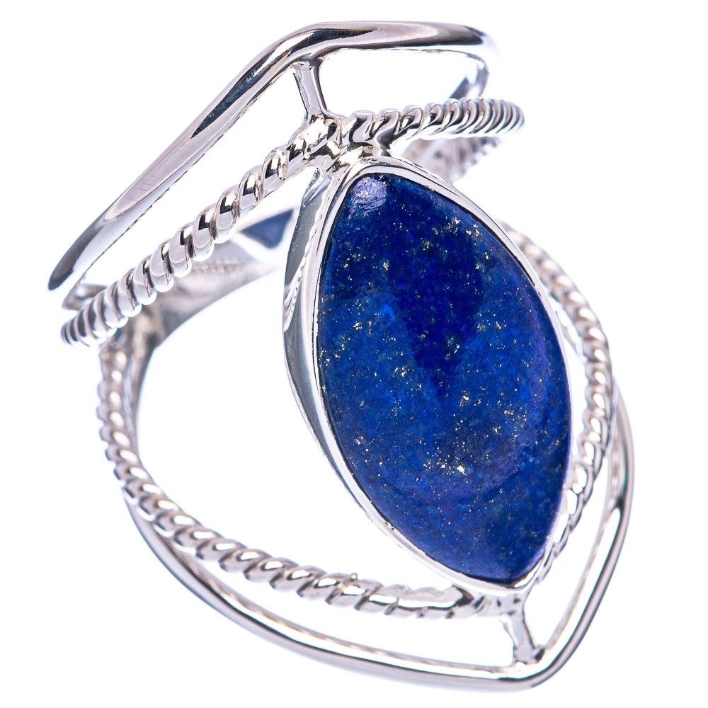 Premium Lapis Lazuli Ring Size 8.75 (925 Sterling Silver) R2593