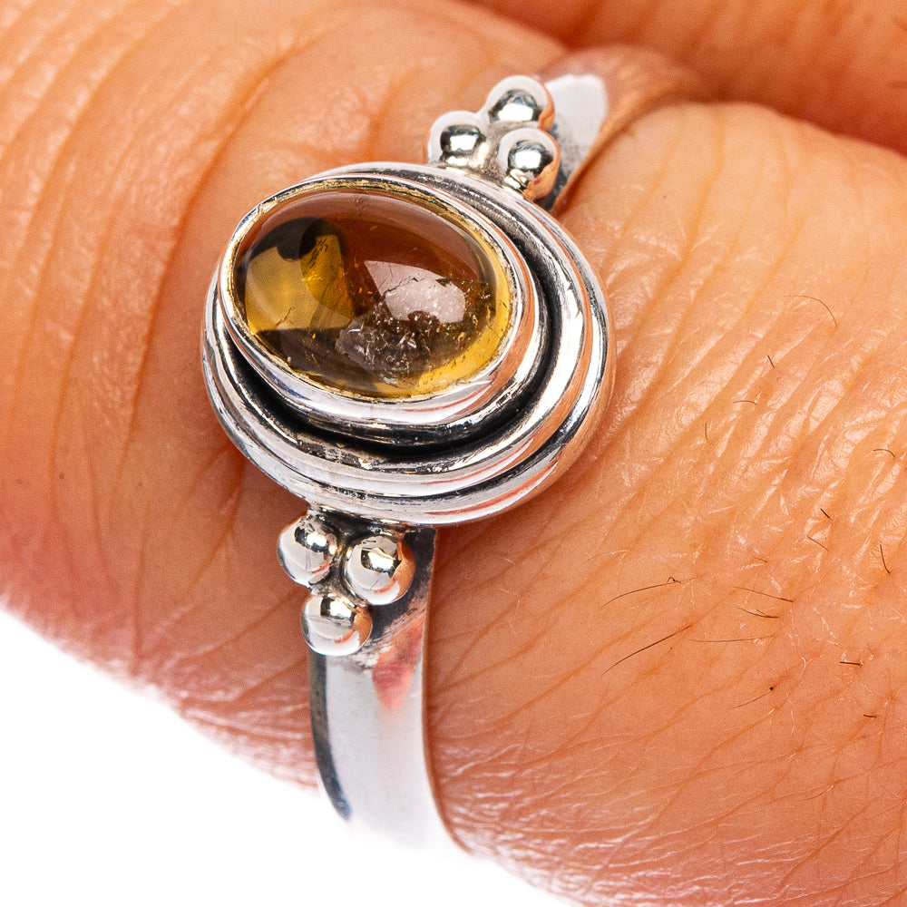 Natural Citrine Ring Size 8 (925 Sterling Silver) R1112