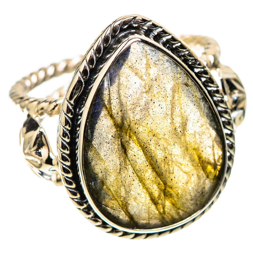 Premium Labradorite Ring Size 7 (925 Sterling Silver) RING138114
