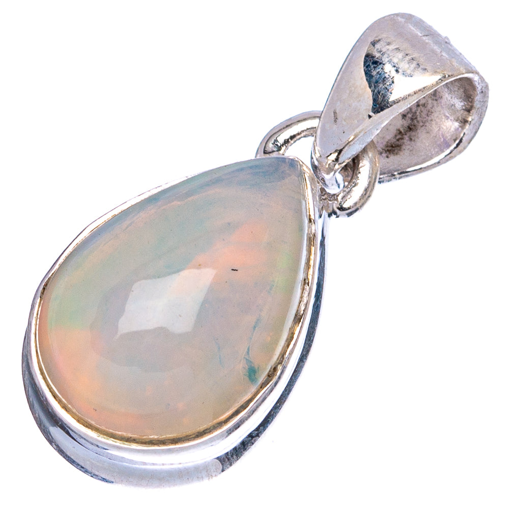 Large Rare Ethiopian Opal Pendant 7/8" (925 Sterling Silver) P43474
