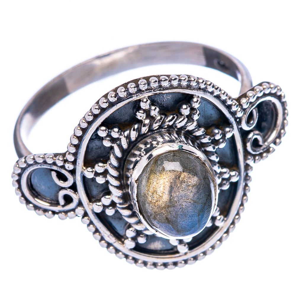 Labradorite Ring Size 8 (925 Sterling Silver) R146176