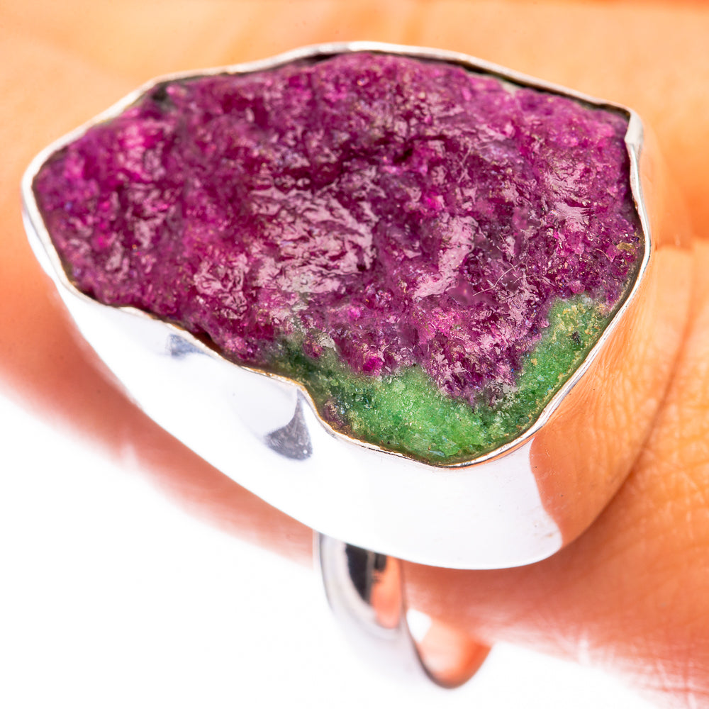 Large Ruby Zoisite Ring Size 11.25 (925 Sterling Silver) R141432