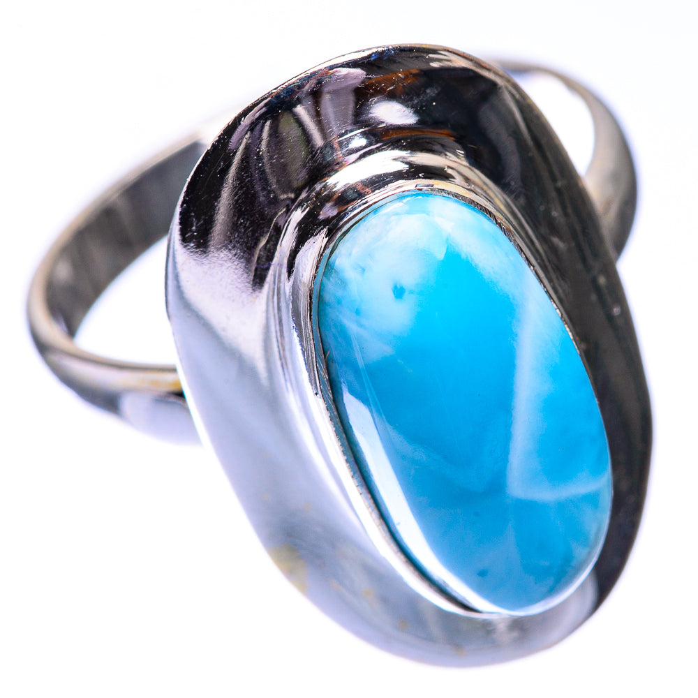 Larimar Ring Size 9.75 (925 Sterling Silver) R140708