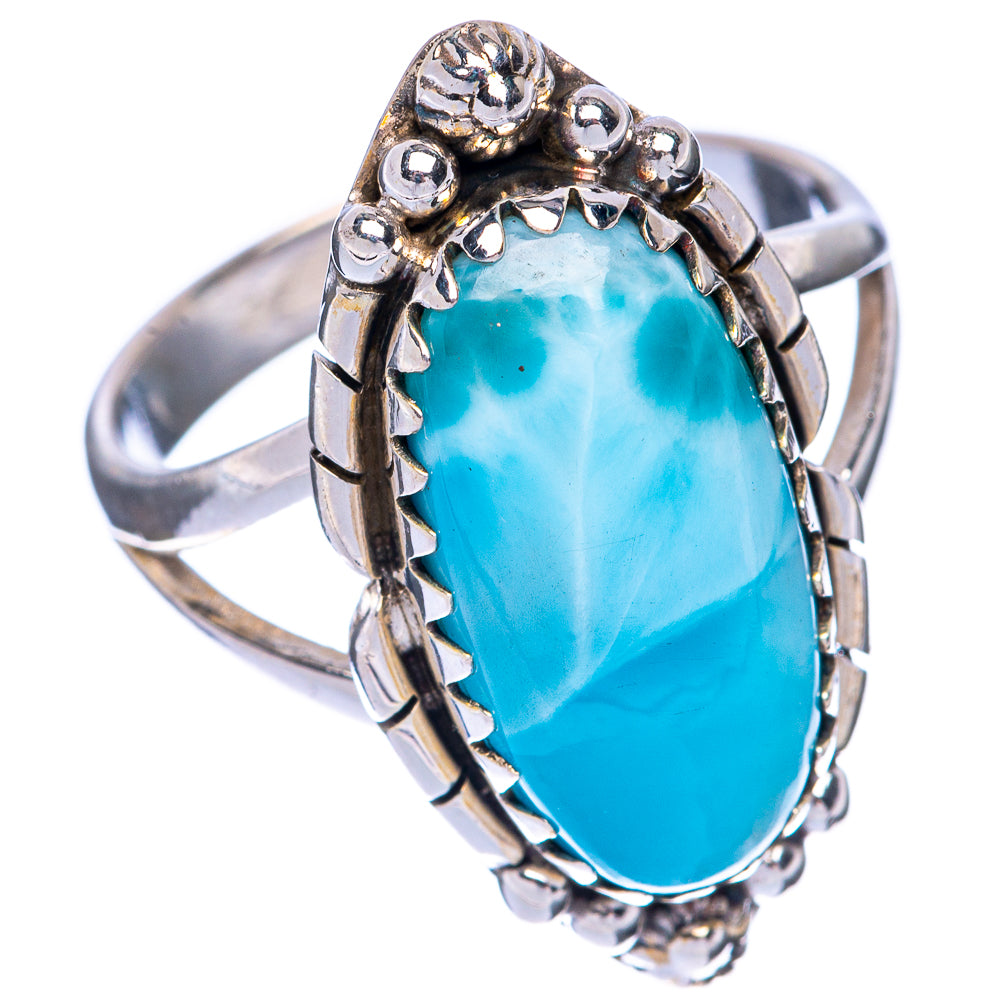 Larimar Ring Size 8.75 (925 Sterling Silver) R144730