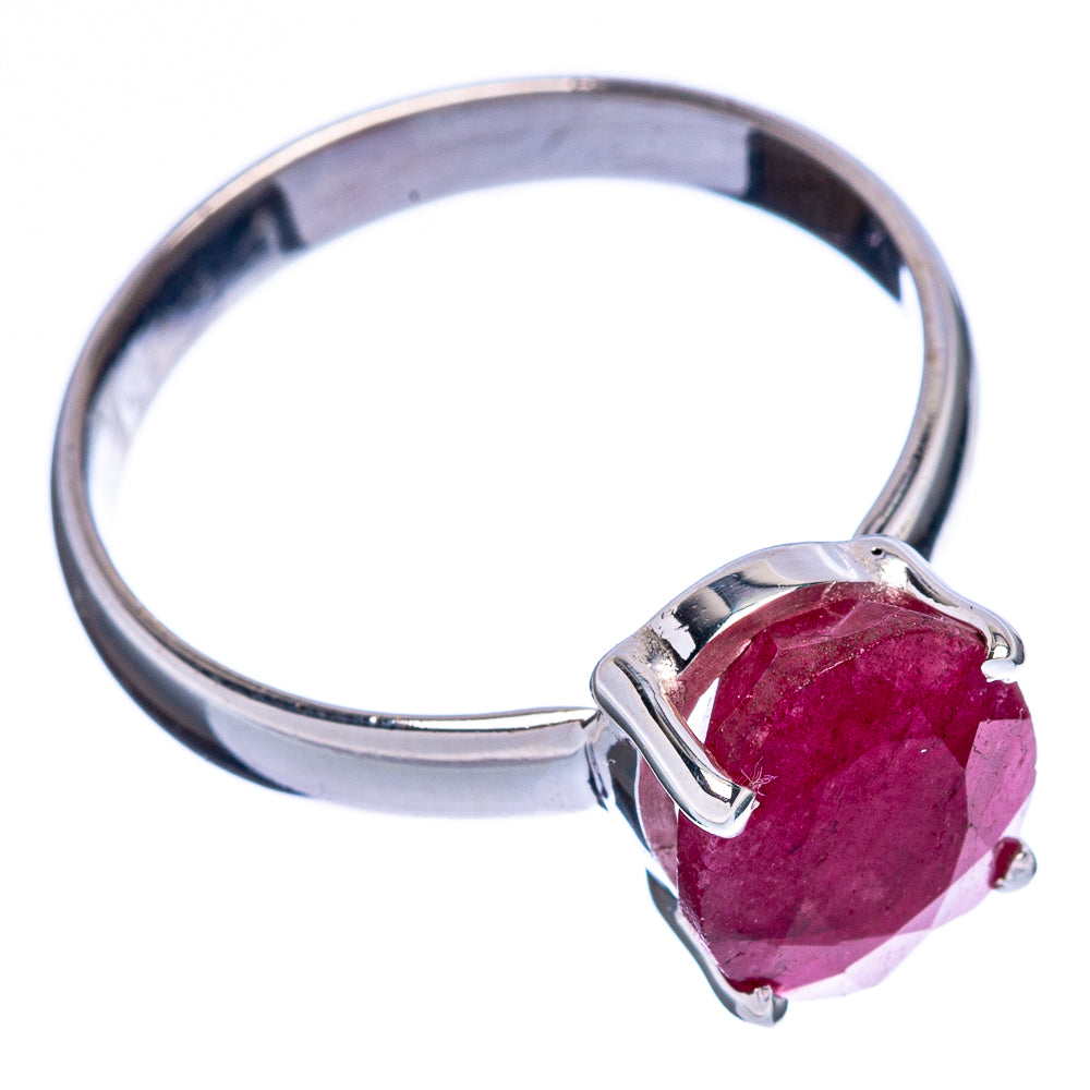 Red Sillimanite Ring Size 8.25 (925 Sterling Silver) R146383