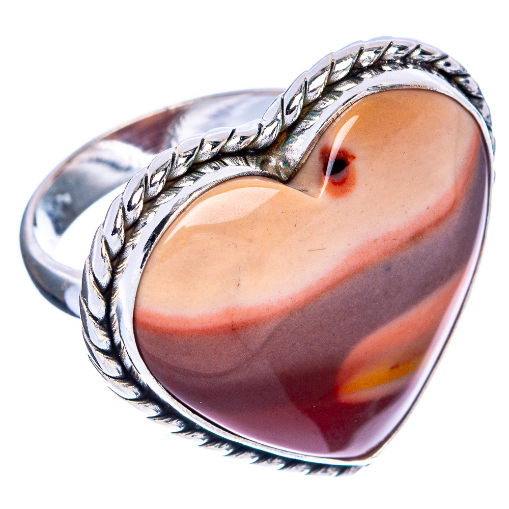 Large Mookaite Ring Size 7 (925 Sterling Silver) R144520