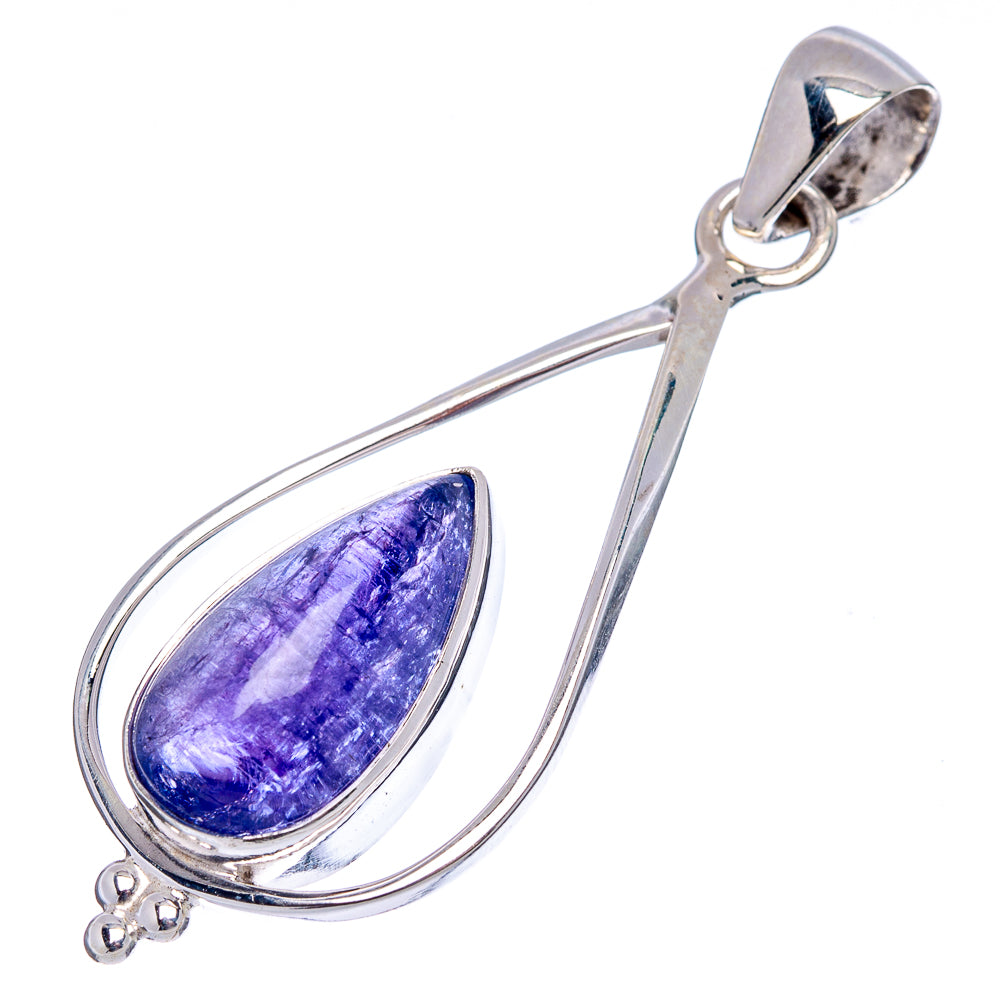 Rare Premium Tanzanite Pendant 2 1/8" (.925 Sterling Silver)