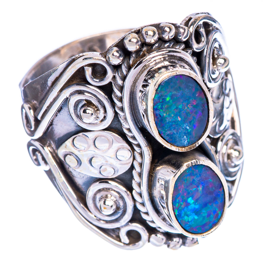 Doublet Opal Ring Size 6.75 (925 Sterling Silver) R147255