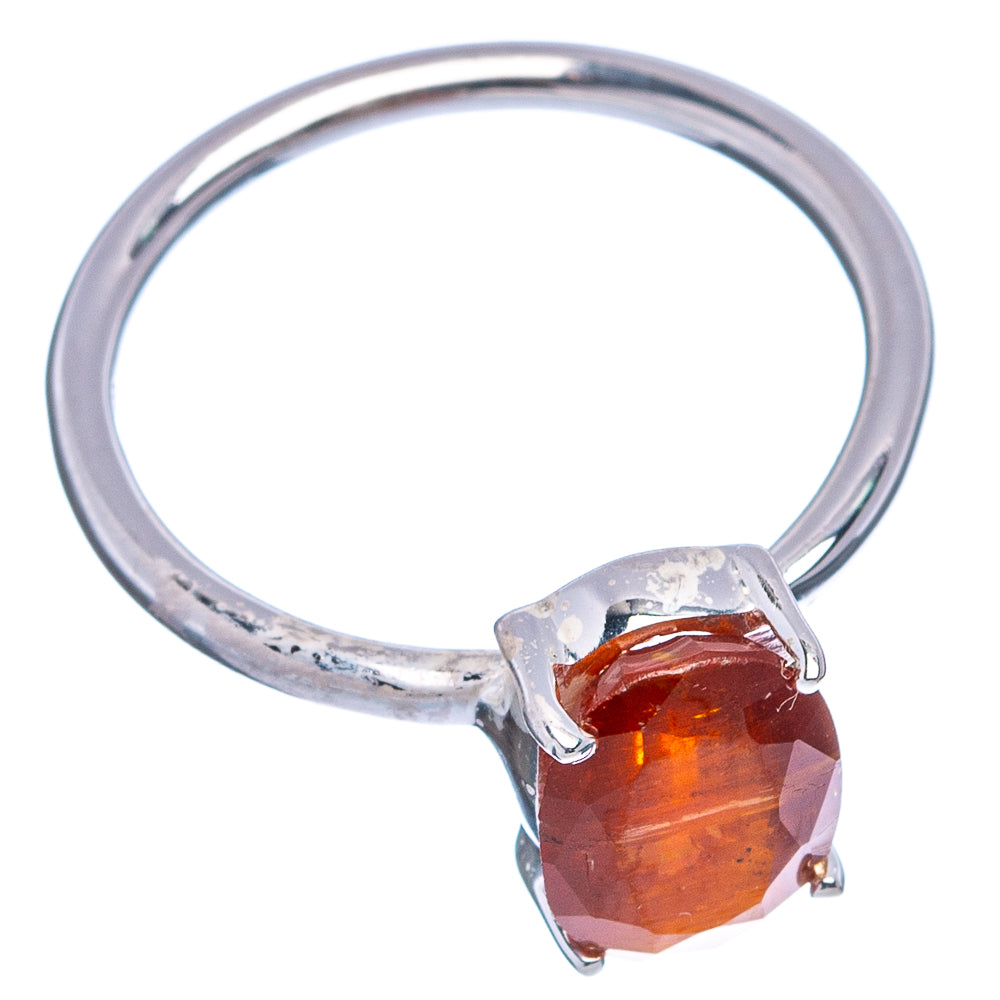 Orange Kyanite Ring Size 5.75 (.925 Sterling Silver)