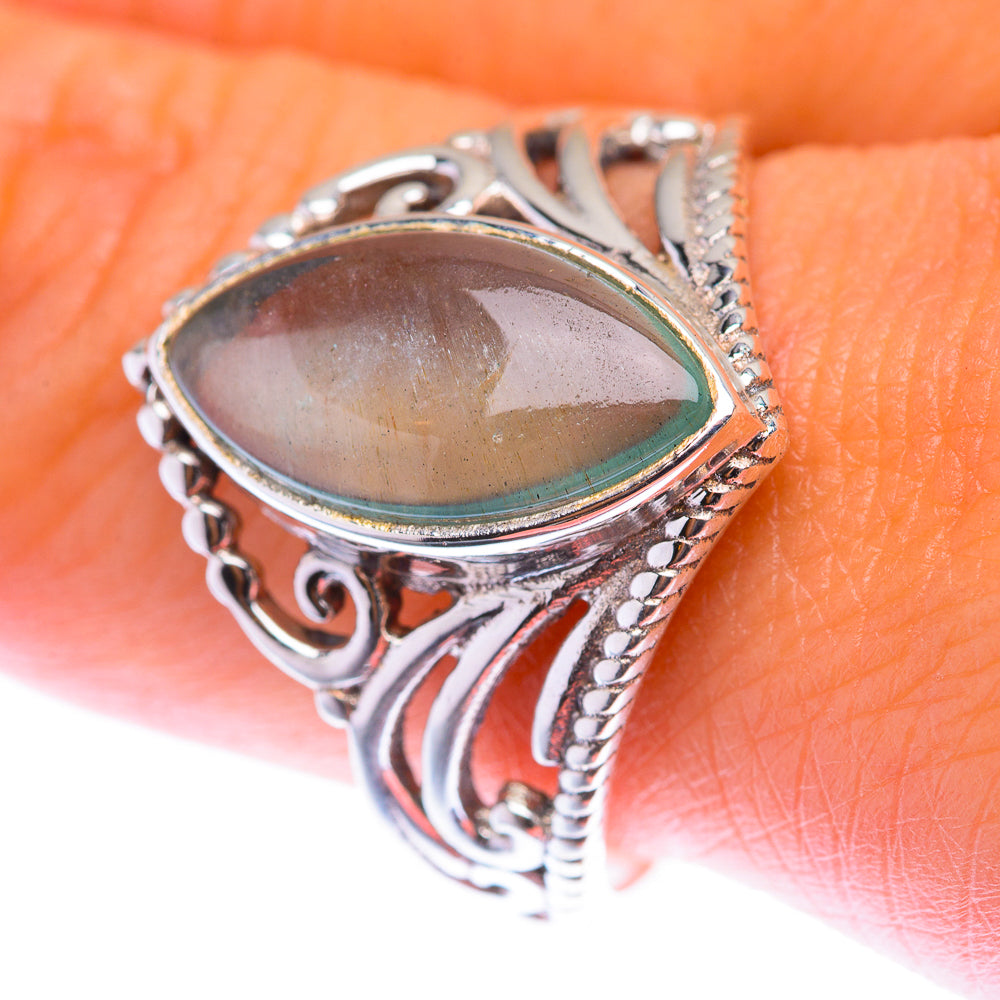 Natural Aquamarine Ring Size 10 (925 Sterling Silver) RING139892