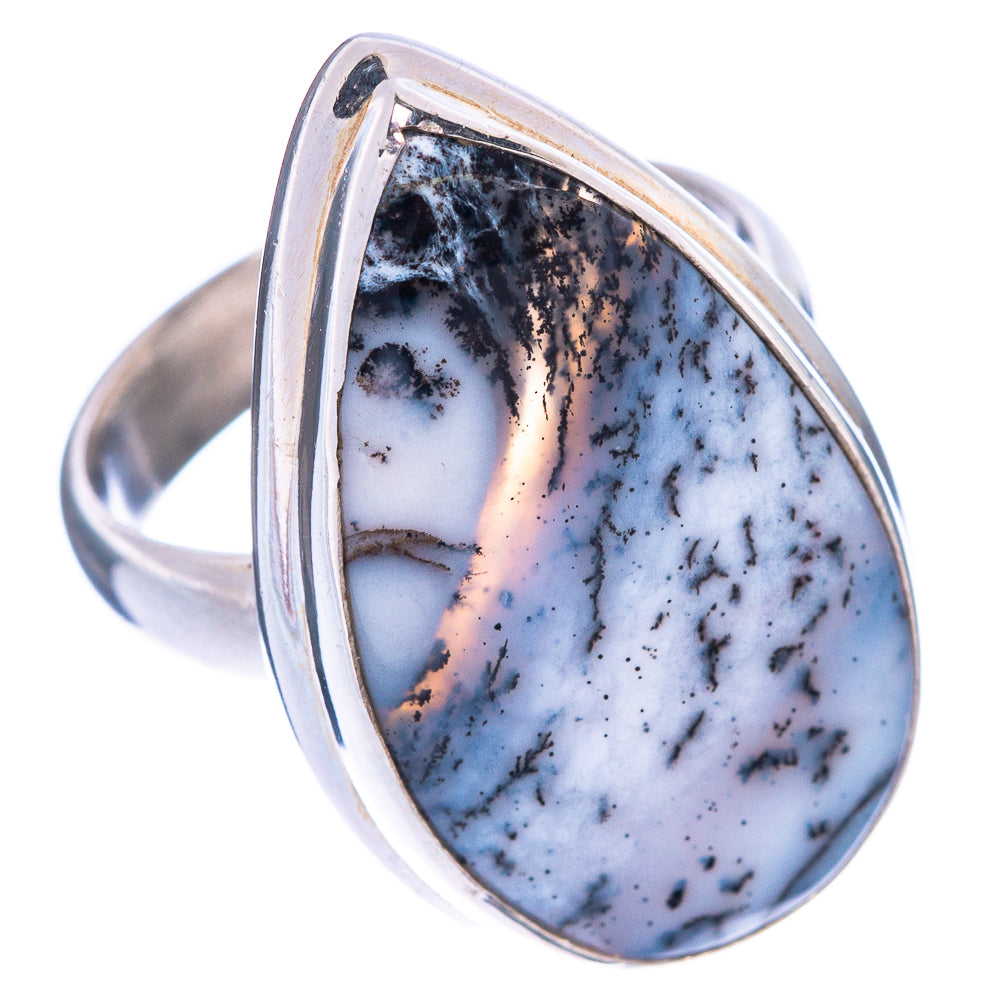 Dendritic Opal Ring Size 4.75 (925 Sterling Silver) R1504