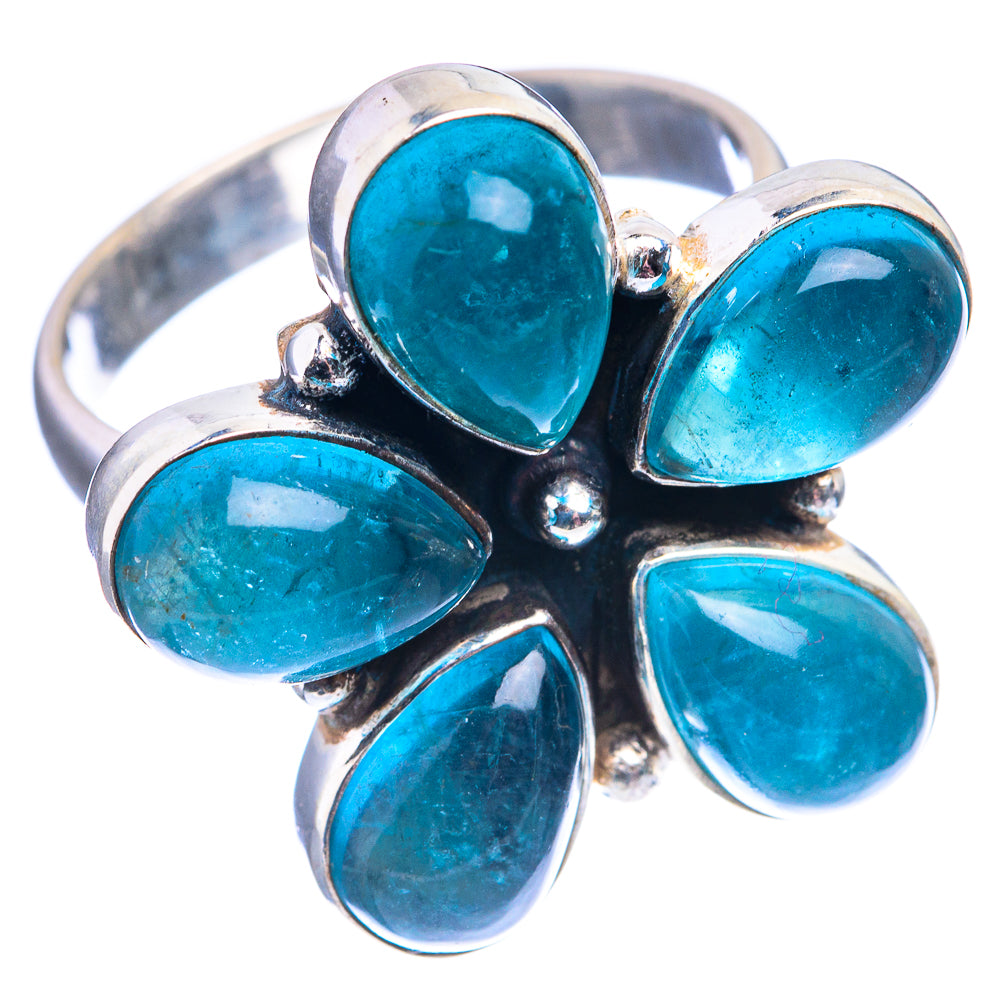 Blue Fluorite Ring Size 10 (925 Sterling Silver) R142074