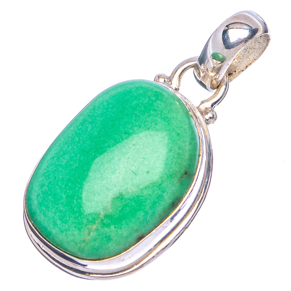 Variscite Pendant 1 1/4" (.925 Sterling Silver)