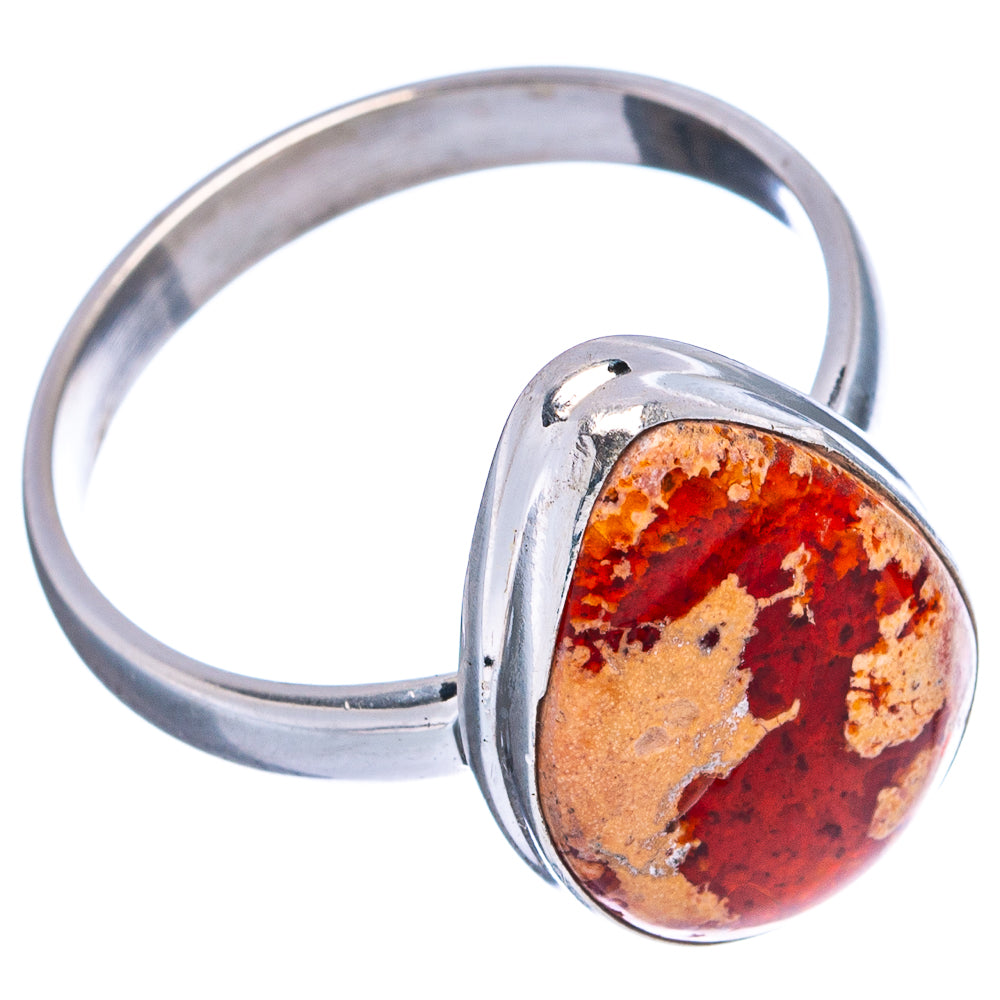 Rare Mexican Fire Opal Ring Size 11 (.925 Sterling Silver)