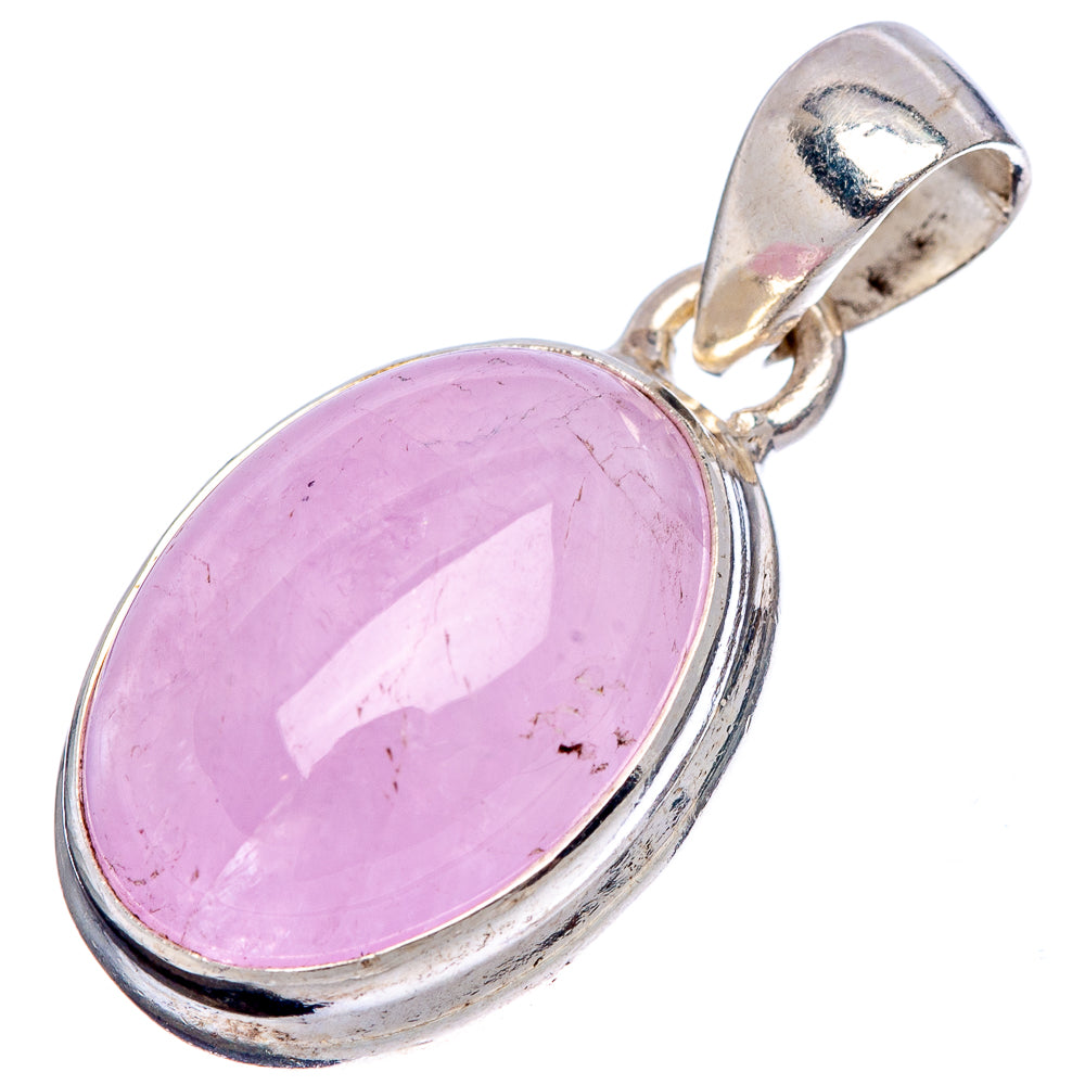 Kunzite Pendant 1 1/8" (.925 Sterling Silver)