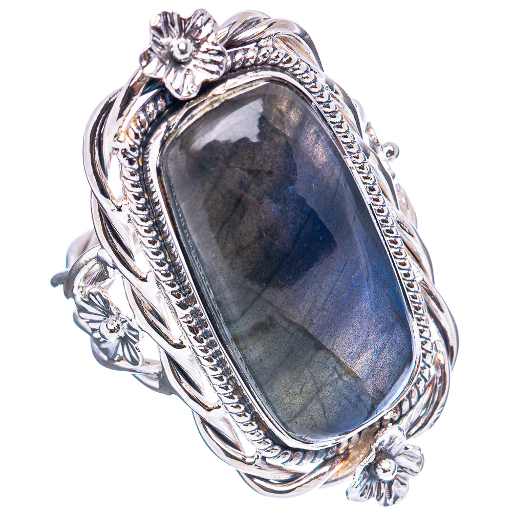 Signature Labradorite Ring Size 9 (.925 Sterling Silver)