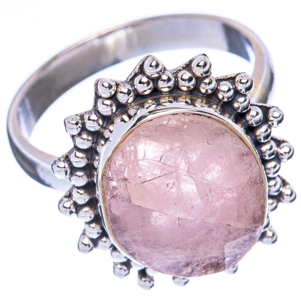 Rare Morganite Ring Size 8 (925 Sterling Silver) R2132