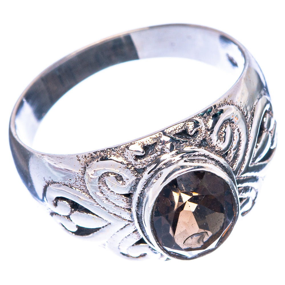 Smoky Quartz Ring Size 6.75 (925 Sterling Silver) R1532