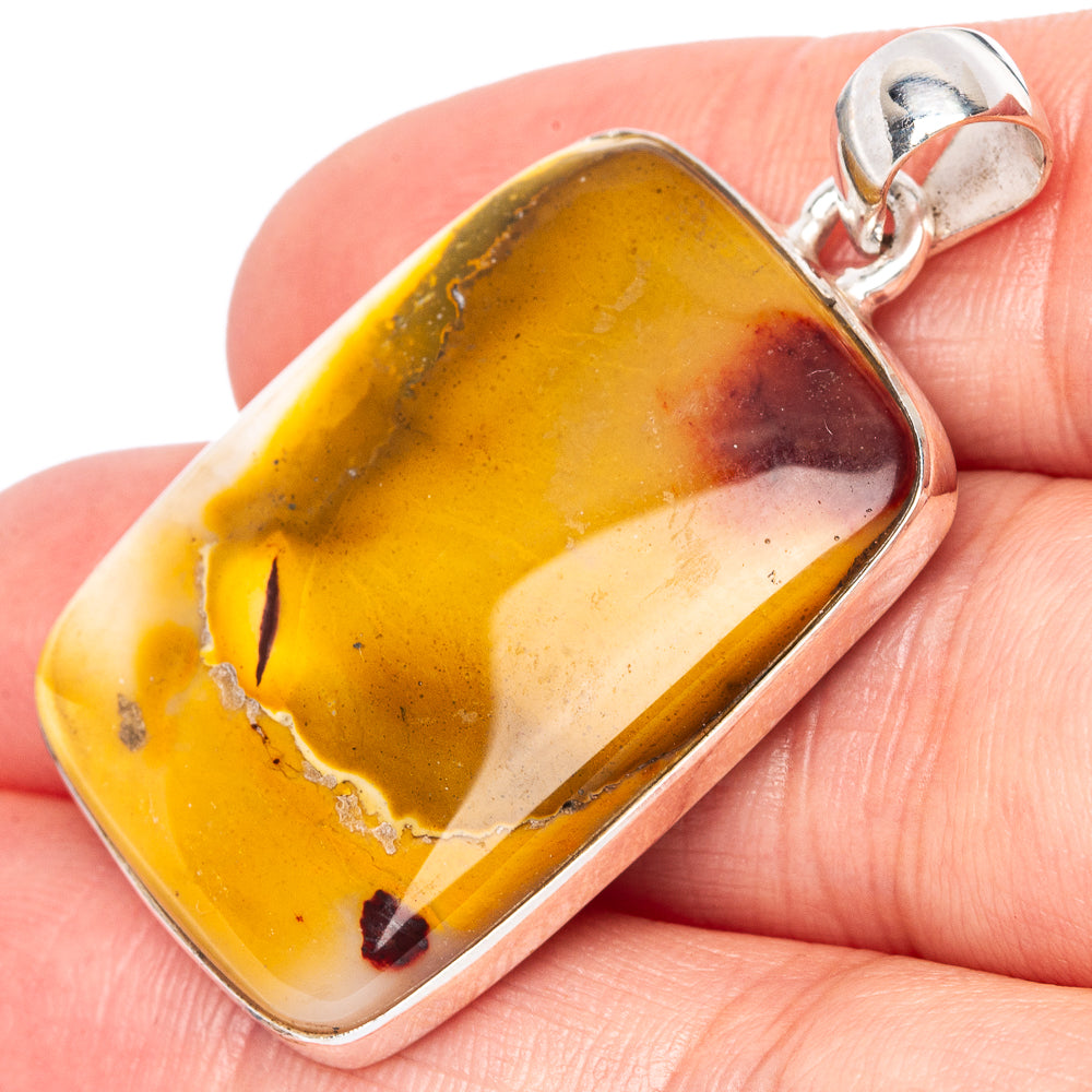 Mookaite Pendant 1 5/8" (925 Sterling Silver) P42857