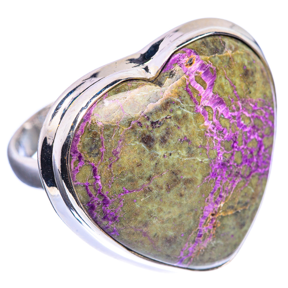 Large Stichtite 925 Sterling Silver Ring Size 6.5