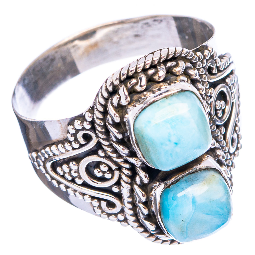 Rare Larimar Ring Size 7 (.925 Sterling Silver)