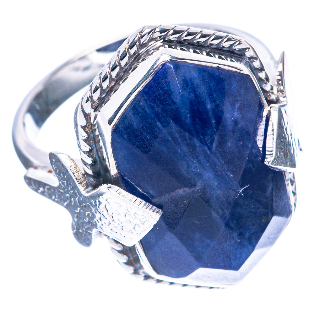 Premium Lapis Lazuli 925 Sterling Silver Ring Size 7 (925 Sterling Silver) R2718