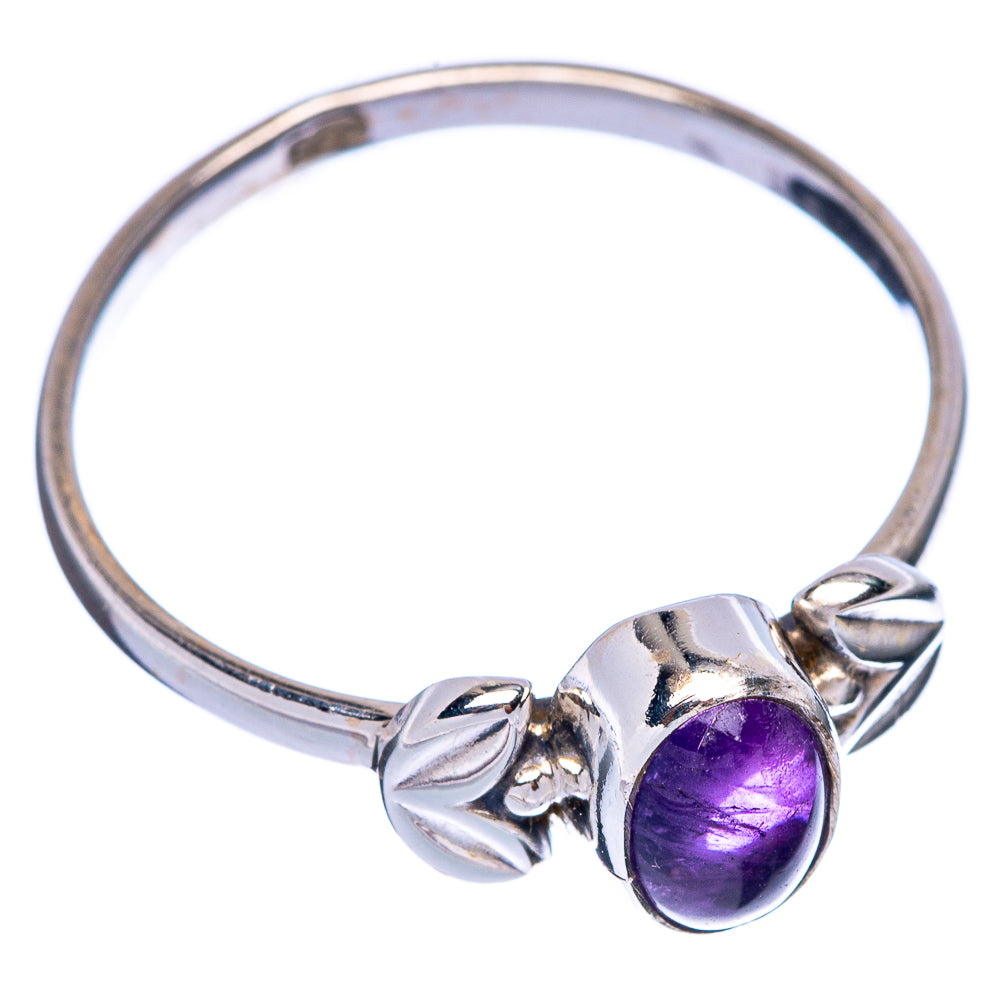 Faceted Amethyst Dainty Ring Size 9 (925 Sterling Silver) R145731
