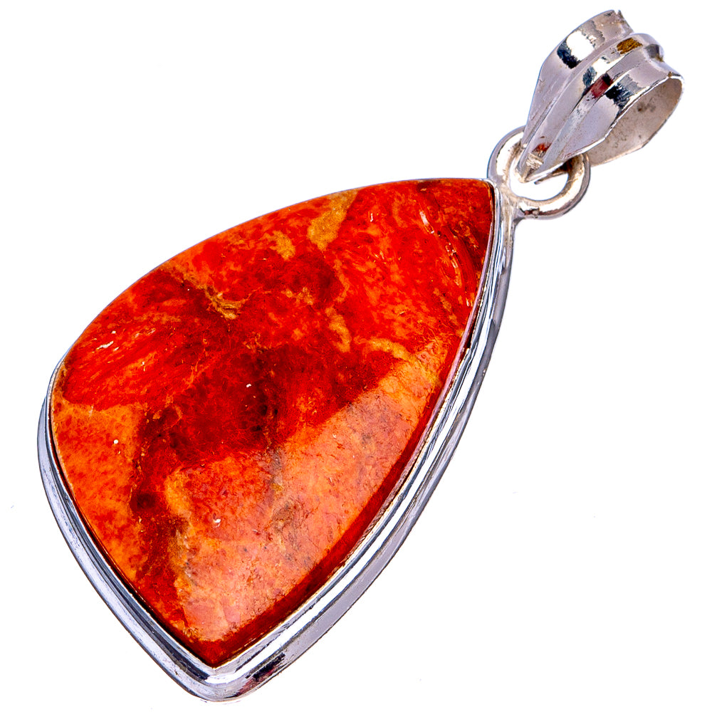 Sponge Coral Pendant 1 5/8" (.925 Sterling Silver)