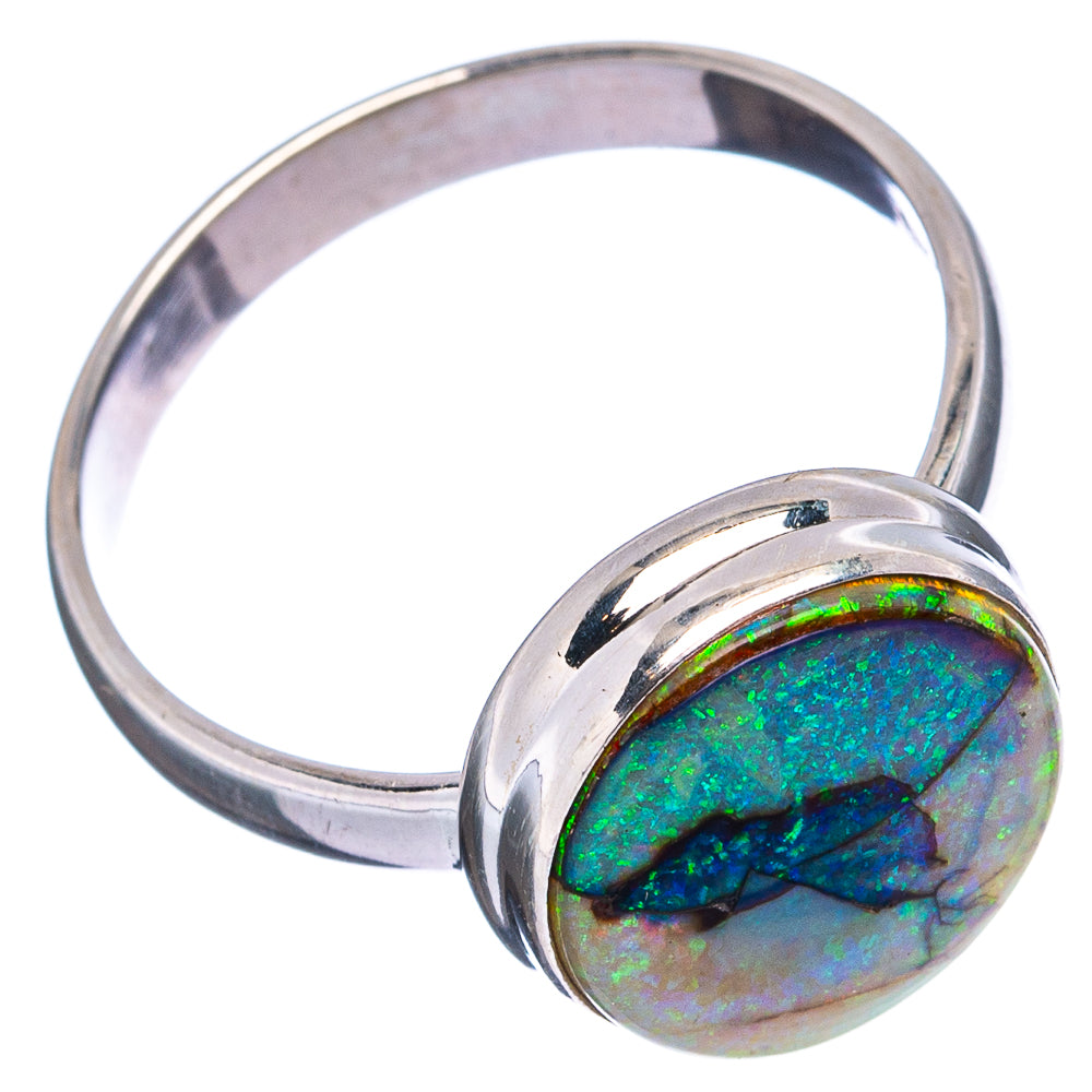 Rare Sterling Opal Ring Size 10 (.925 Sterling Silver)