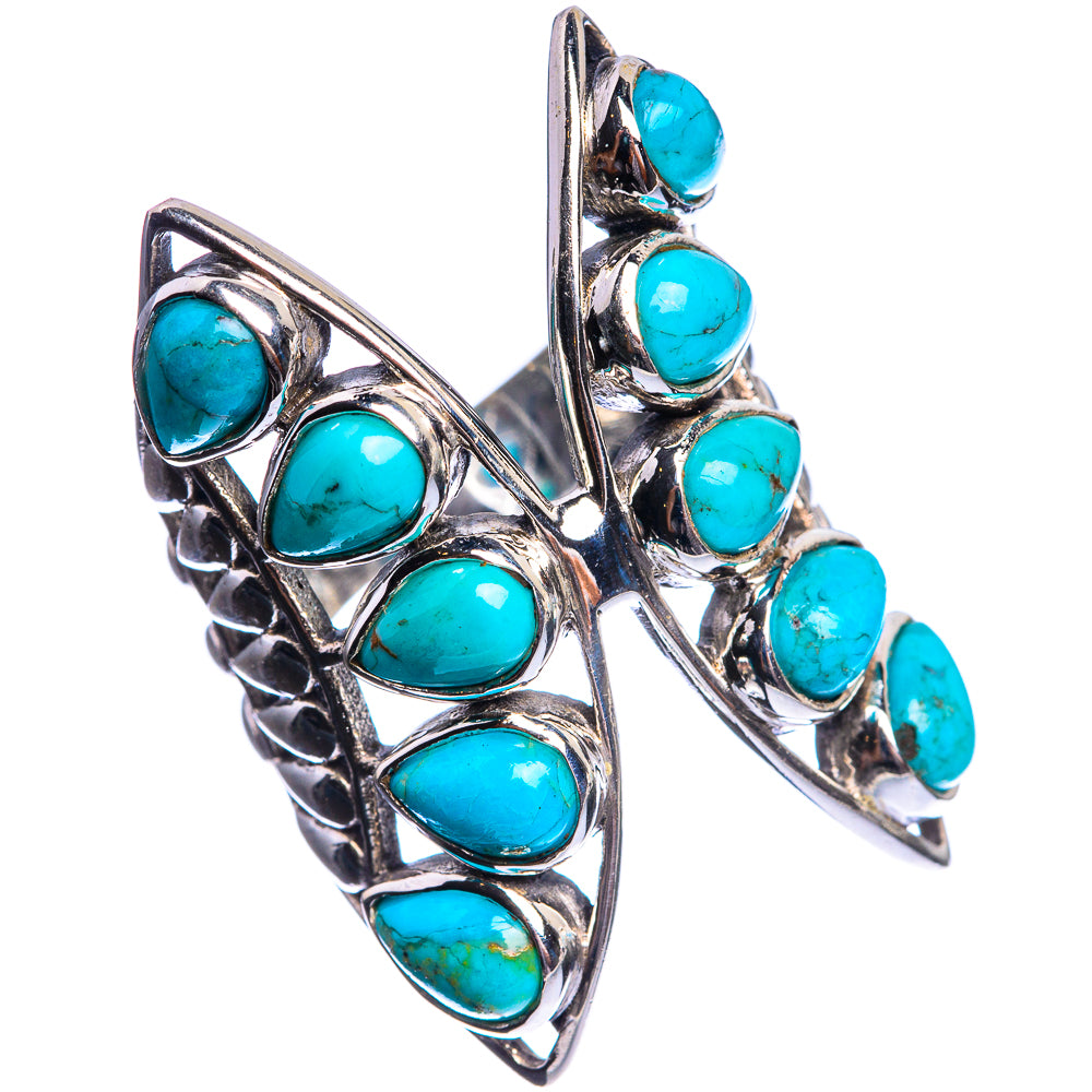 Large Sleeping Beauty Turquoise 925 Sterling Silver Ring Size 6