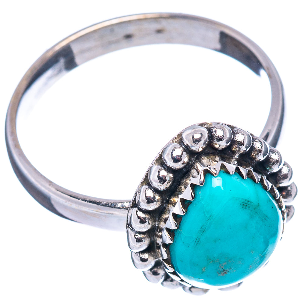 Rare Kingman Turquoise Ring Size 7.75 (.925 Sterling Silver)