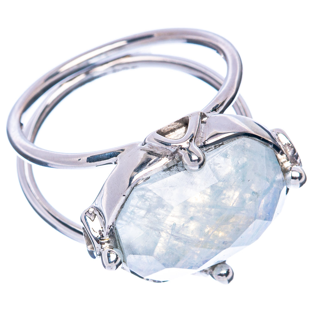 Premium Rainbow Moonstone 925 Sterling Silver Ring Size 6.75 (925 Sterling Silver) R2750