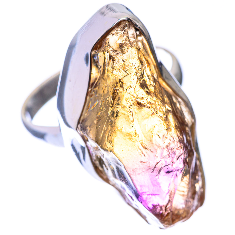 Large Raw Ametrine Ring Size 11.5 (925 Sterling Silver) R141394