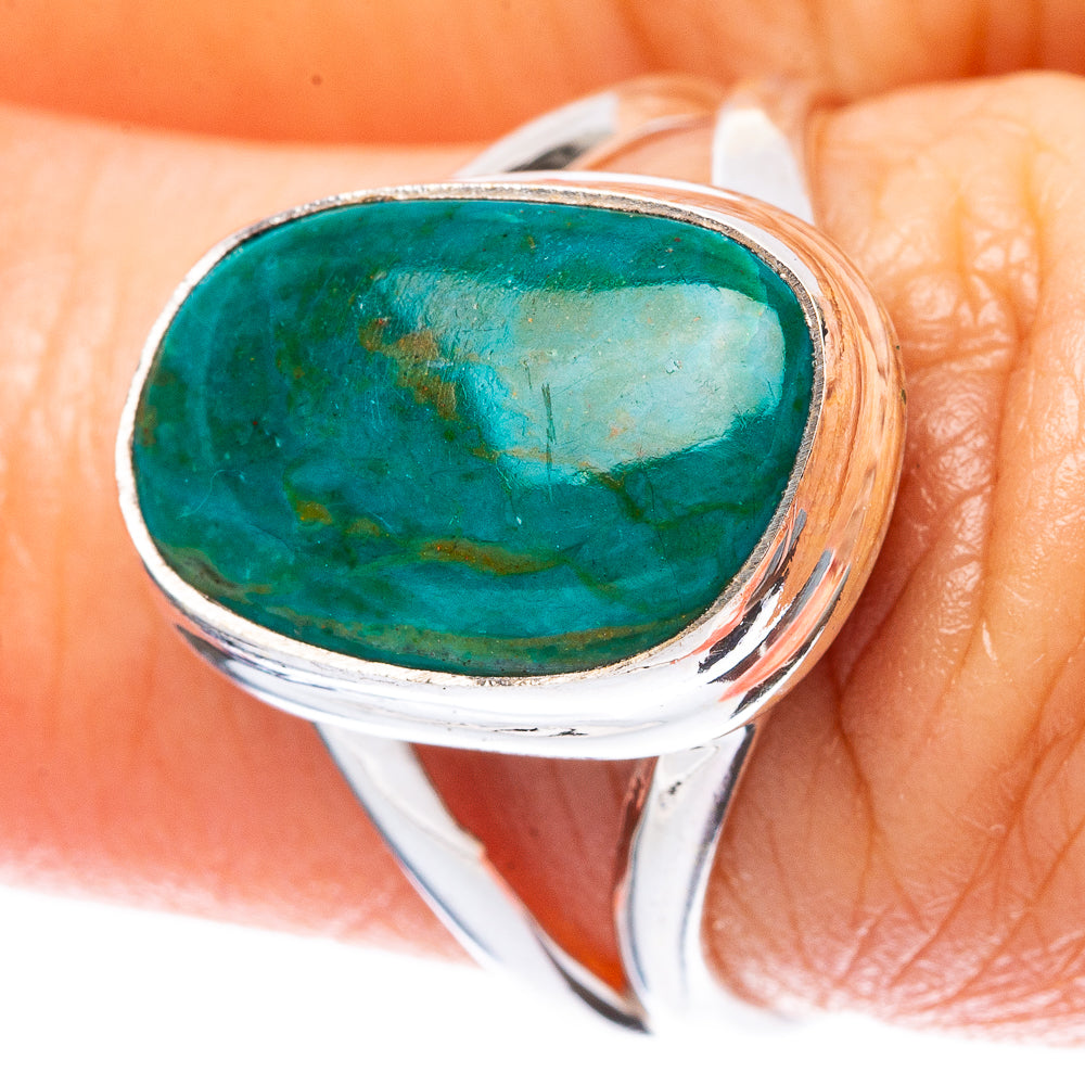 Peruvian Opal Ring Size 7 (925 Sterling Silver) R3937