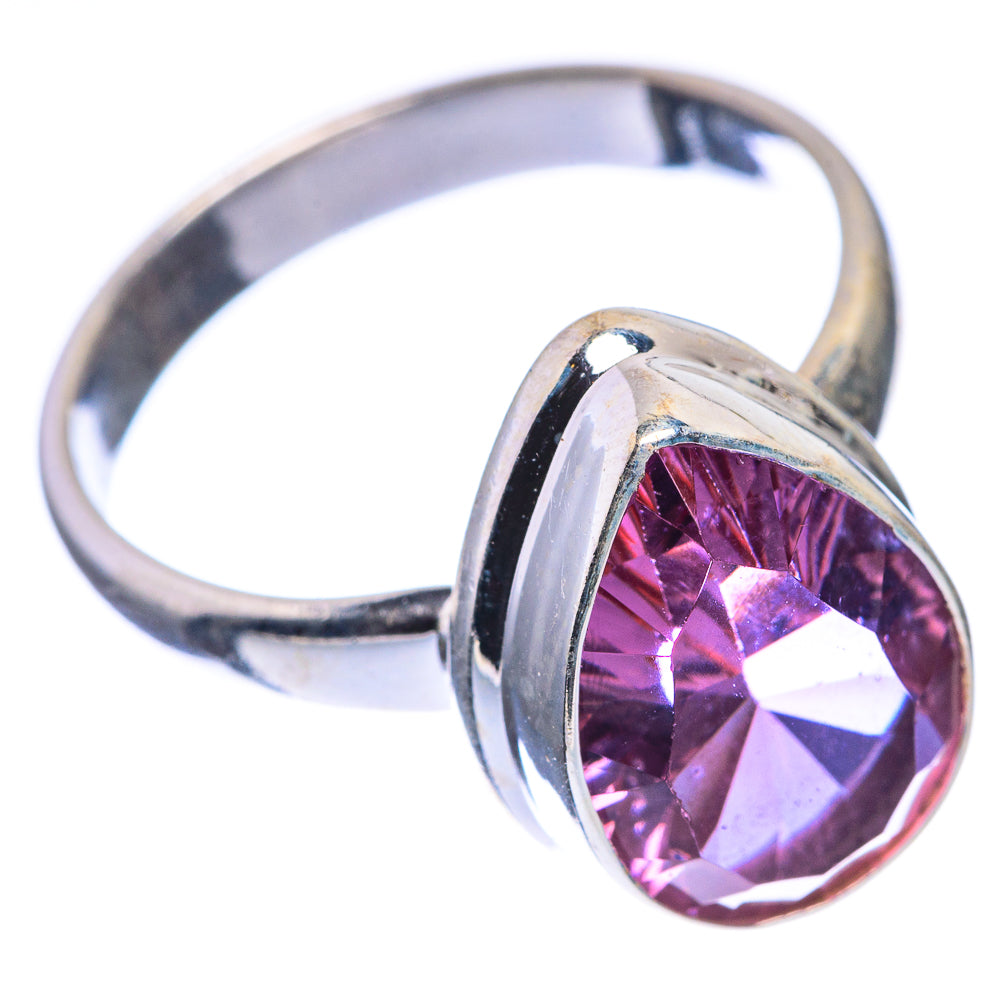 Faceted Color Change Alexandrite (Lab.) Ring Size 8.75 (925 Sterling Silver) RING143426