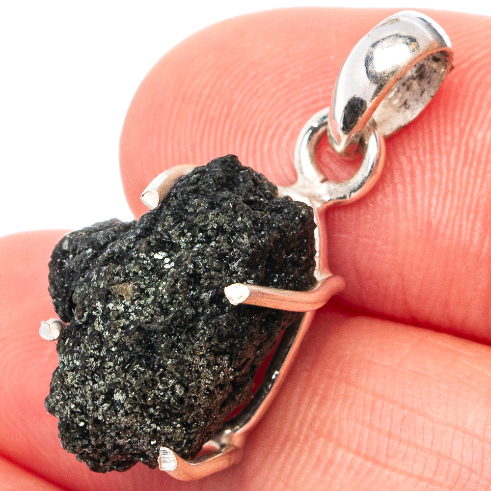Rare Primalite Crystal Pendant 1" (.925 Sterling Silver)