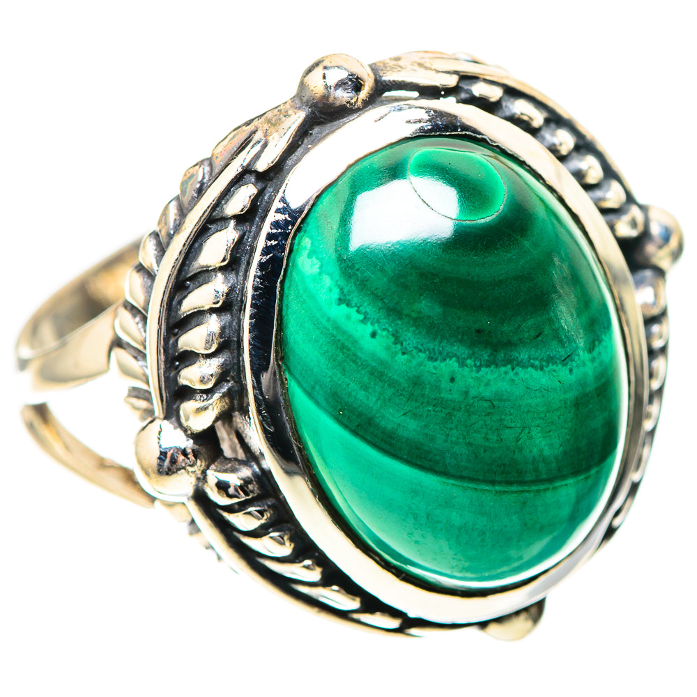 Malachite 925 Sterling Silver Ring Size 9.25 (925 Sterling Silver) RING139363
