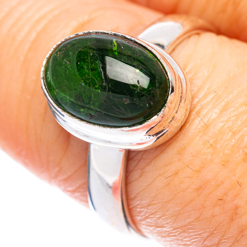 Rare Chrome Diopside Ring Size 8.25 (925 Sterling Silver) R2080