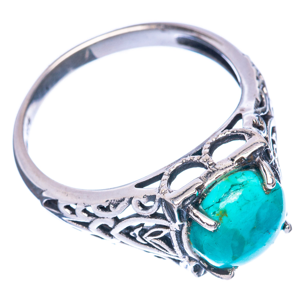 Rare Arizona Turquoise Ring Size 9.5 (925 Sterling Silver) R2866