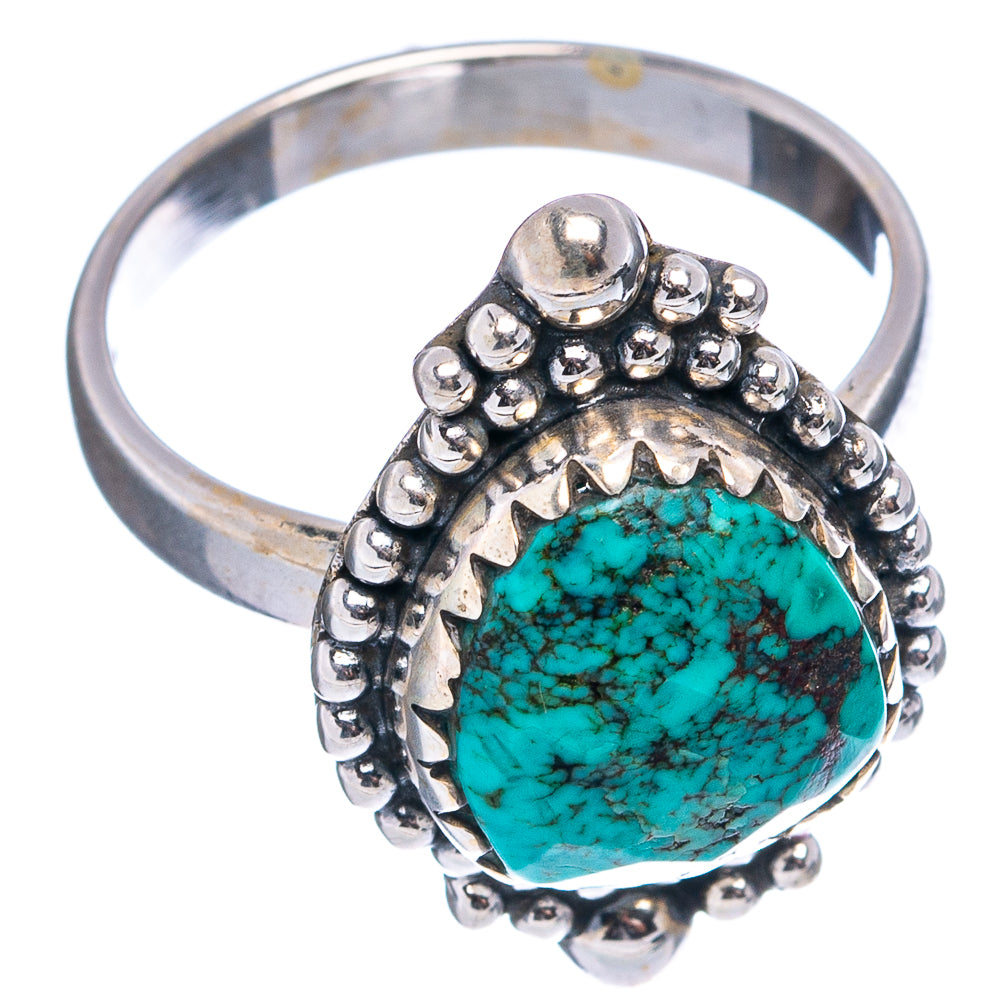 Hubei Turquoise Ring Size 8.5 (.925 Sterling Silver)