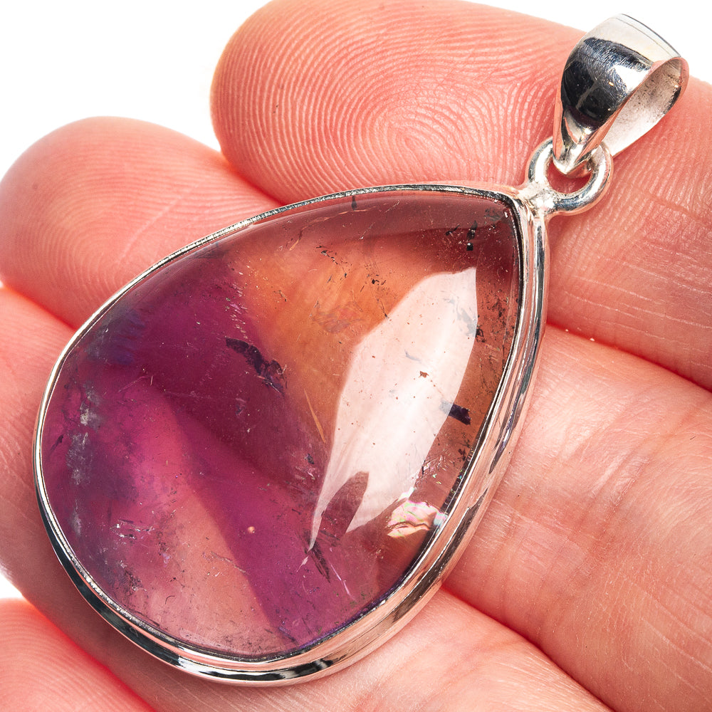 Ametrine 925 Sterling Silver Pendant 1 3/4"